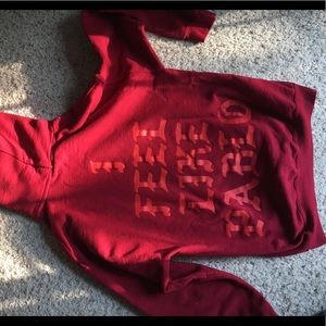Red yeezy hoodie